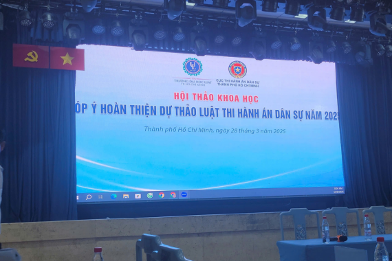 Hội thảo khoa học: Góp ý hoàn thiện Dự thảo Luật Thi hành án dân sự 2025