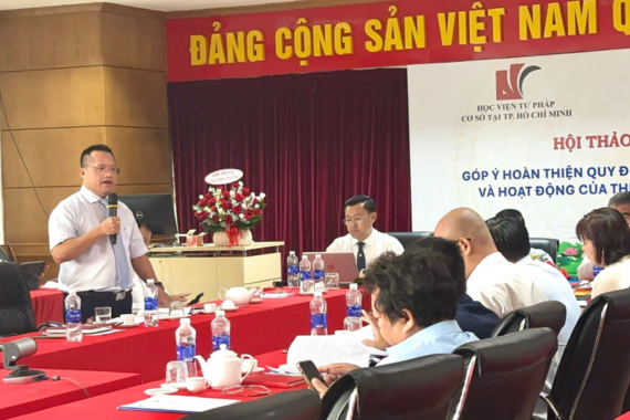 Hội thảo: Góp ý hoàn thiện quy định pháp luật về tổ chức và hoạt động của Thừa phát lại tại Việt Nam