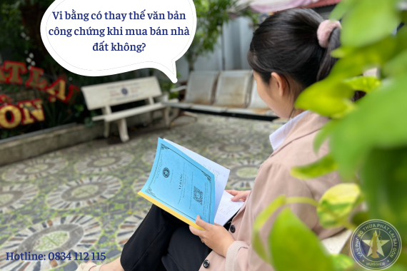 Mua bán nhà đất qua Vi bằng