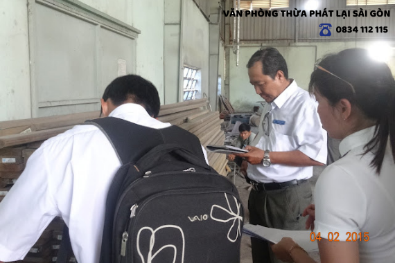 Chi phí thực hiện các công việc của Thừa phát lại