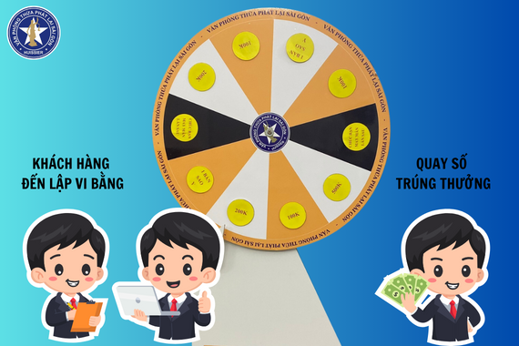 Quay số trúng thưởng mừng kỷ niệm 3 năm tên gọi THỪA PHÁT LẠI SÀI GÒN