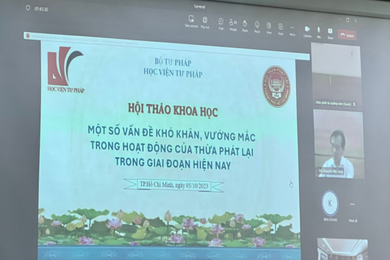 Một số vấn đề khó khăn, vướng mắc trong hoạt động của Thừa phát lại trong giai đoạn hiện nay