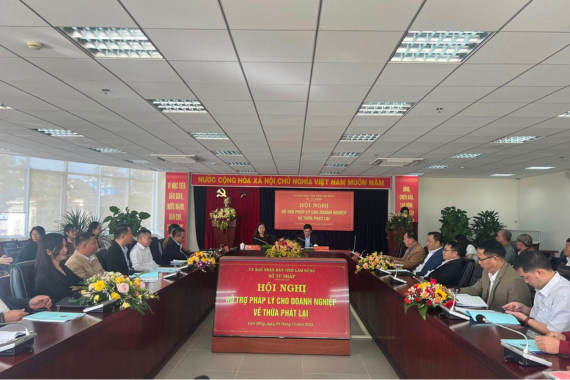 Hội nghị hỗ trợ pháp lý cho doanh nghiệp về Thừa phát lại tại Lâm Đồng